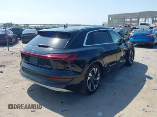 2022 Audi e-tron Premium Plus with VIN WA1LABGE6NB022565, listed as a IAAI auction lot 42402533 with 25,075 mi miles and . Bid and sale history available at DreamBid. Image 4.