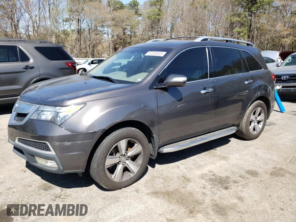2012 Acura MDX Tech/Entertainment Pkg with VIN 2HNYD2H43CH522786, listed as a Copart auction lot 50369335 with 228,856 mi miles and Clean Title. Bid and sale history available at carsss.com. Image 1.