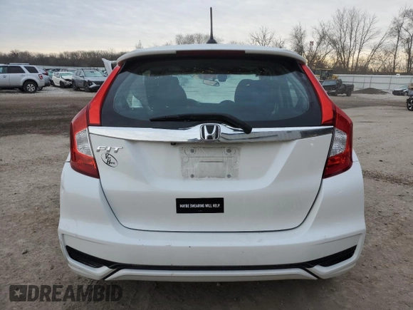 2019 Honda Fit EX with VIN 3HGGK5H8XLM716679, listed as a Copart auction lot 76347984 with 0 mi miles and Non Repairable. Bid and sale history available at carsss.com. Image 6.