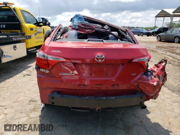 2016 Toyota Corolla L with VIN 2T1BURHE3GC693213, listed as a Copart auction lot 52709653 with Not provided miles and Non repairable. Bid and sale history available at DreamBid. Image 6.