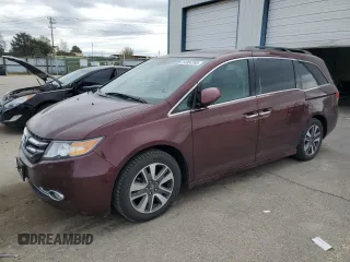 2016 Honda Odyssey Touring Elite with VIN 5FNRL5H96GB125546, listed as a Copart auction lot 54954165 with 101,479 mi miles and Salvage Title. Bid and sale history available at DreamBid. Image 1.
