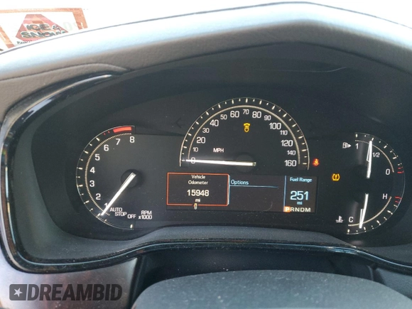 2018 Cadillac CTS Sedan Luxury AWD with VIN 1G6AX5SX5J0147961, listed as a Copart auction lot 83674574 with 15,948 mi miles and Salvage Title. Bid and sale history available at carsss.com. Image 9.