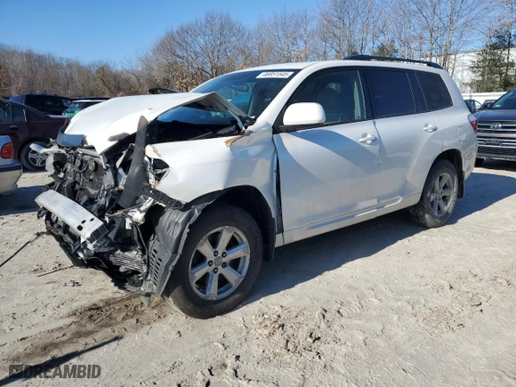 2010 Toyota Highlander SE with VIN 5TDJK3EH9AS016193, listed as a Copart auction lot 46851545 with 0 mi miles and Clean Title. Bid and sale history available at carsss.com. Image 1.