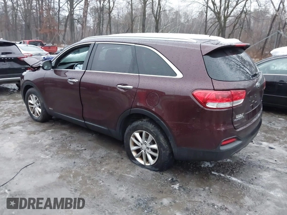 2016 Kia Sorento LX with VIN 5XYPGDA32GG128755, listed as a IAAI auction lot 41025327 with 166,424 mi miles. Bid and sale history available at carsss.com. Image 3.