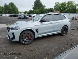 2023 BMW X3 M с VIN 5YM13EC03P9P74308, выставлен на аукционе Copart как лот 61074035 с пробегом Не указан миль и Списание • Salvage title. История ставок и продаж доступна на DreamBid. Изображение 1.