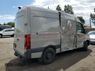 2024 Mercedes-Benz Sprinter with VIN W1Y4NBHY0RT168737, listed as a Copart auction lot 59453224 with 5,717 mi miles and Salvage Title. Bid and sale history available at DreamBid. Image 3.