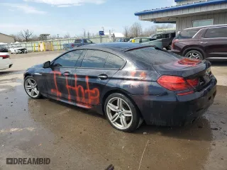 2014 BMW 6 Series 640i xDrive with VIN WBA6B8C57EDZ72380, listed as a Copart auction lot 53613465 with 137,949 mi miles and Salvage Title. Bid and sale history available at carsss.com. Image 2.