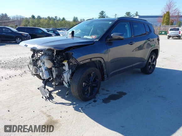 2021 Jeep Compass Latitude with VIN 3C4NJDBB1MT554391, listed as a IAAI auction lot 42039363 with 24,016 mi miles and . Bid and sale history available at DreamBid. Image 17.