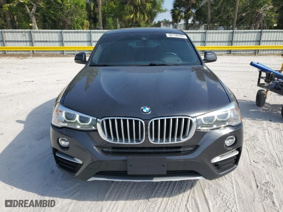 2017 BMW X4 xDrive28i with VIN 5UXXW3C36H0T79956, listed as a Copart auction lot 50156445 with 100,226 mi miles and Salvage Title. Bid and sale history available at carsss.com. Image 5.