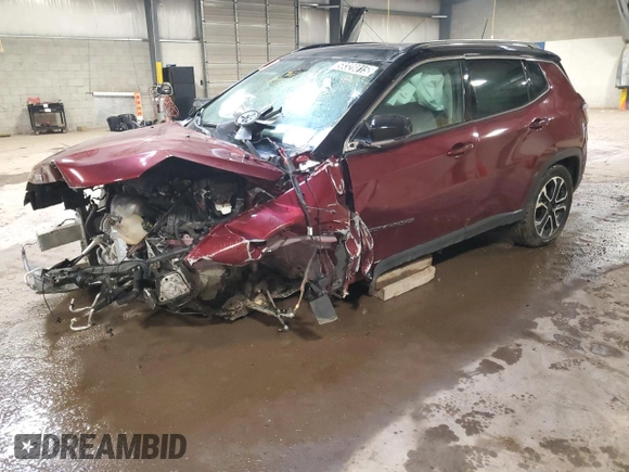 2022 Jeep Compass Limited с VIN 3C4NJDCB0NT180307, выставлен на аукционе Copart как лот 58328815 с пробегом Не указан миль и Чистый • Clean title. История ставок и продаж доступна на DreamBid. Изображение 1.