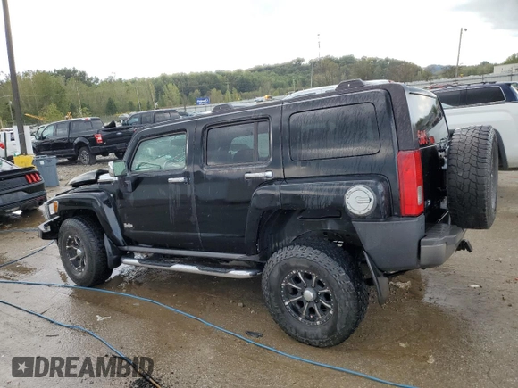 2007 Hummer H3 SUV with VIN 5GTDN13E078120322, listed as a Copart auction lot 72453664 with 238,263 mi miles and Non Repairable. Bid and sale history available at carsss.com. Image 2.
