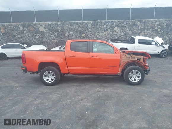2021 Chevrolet Colorado 2WD LT with VIN 1GCGSCENXM1297969, listed as a IAAI auction lot 42025058 with 24,890 mi miles and . Bid and sale history available at DreamBid. Image 14.