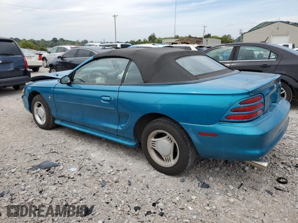 1994 Ford Mustang with VIN 1FALP4446RF132080, listed as a Copart auction lot 69632624 with 187,458 mi miles and Salvage title. Bid and sale history available at DreamBid. Image 2.