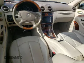 2007 Mercedes-Benz CLK 350 with VIN WDBTK56F17T080027, listed as a Copart auction lot 69642094 with 103,379 mi miles and Salvage Title. Bid and sale history available at DreamBid. Image 8.