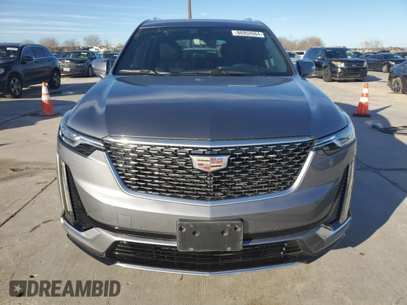 2022 Cadillac XT6 Premium Luxury with VIN 1GYKPCRS2NZ150229, listed as a Copart auction lot 86952664 with 25,902 mi miles and Salvage Title. Bid and sale history available at carsss.com. Image 5.