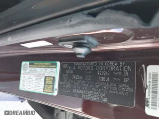 2011 Kia Optima EX with VIN KNAGN4A7XB5055304, listed as a IAAI auction lot 42023759 with 158,385 mi miles. Bid and sale history available at carsss.com. Image 9.