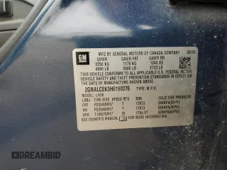 2017 Chevrolet Equinox LT with VIN 2GNALCEK3H6190376, listed as a Copart auction lot 44612015 with 135,797 mi miles and Salvage Title. Bid and sale history available at carsss.com. Image 15.