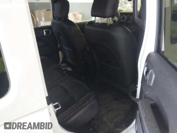 2022 Jeep Wrangler Unlimited Sahara with VIN 1C4HJXEN3NW222744, listed as a IAAI auction lot 41249285 with 43,780 mi miles and . Bid and sale history available at DreamBid. Image 8.