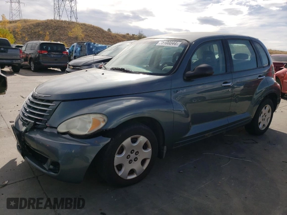 2006 Chrysler PT Cruiser with VIN 3A4FY48B46T343822, listed as a Copart auction lot 75108044 with 189,136 mi miles and Clean Title. Bid and sale history available at carsss.com. Image 1.