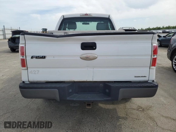 2012 Ford F-150 XL with VIN 1FTMF1CF9CFB58814, listed as a Copart auction lot 55185625 with 61,530 mi miles and Clean title. Bid and sale history available at DreamBid. Image 6.