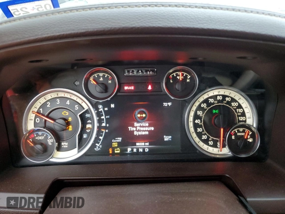 2016 Ram 2500 Laramie with VIN 3C6UR5FL1GG101454, listed as a Copart auction lot 54253835 with 98,226 mi miles and Salvage title. Bid and sale history available at DreamBid. Image 9.