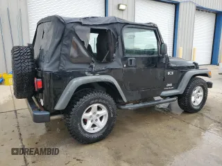 2006 Jeep Wrangler X with VIN 1J4FA39SX6P719070, listed as a Copart auction lot 55598455 with 110,741 mi miles and Salvage title. Bid and sale history available at DreamBid. Image 3.
