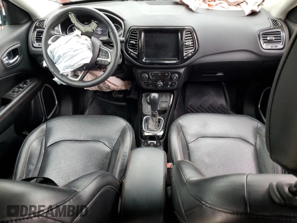 2018 Jeep Compass Limited with VIN 3C4NJDCBXJT470838, listed as a Copart auction lot 82395074 with 59,624 mi miles and Non Repairable. Bid and sale history available at DreamBid. Image 8.