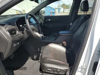 2022 Chevrolet Equinox RS with VIN 3GNAXWEV5NS113344, listed as a Copart auction lot 54117825 with 37,261 mi miles and Salvage title. Bid and sale history available at DreamBid. Image 7.