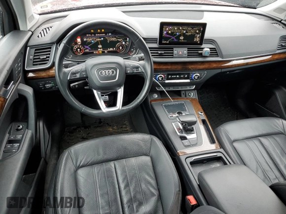 2018 Audi Q5 Premium Plus with VIN WA1BNAFY8J2111263, listed as a Copart auction lot 49230045 with 61,486 mi miles and Salvage Title. Bid and sale history available at carsss.com. Image 8.