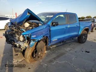 2024 GMC Canyon 2WD Elevation with VIN 1GTP5BEK4R1130716, listed as a Copart auction lot 74582874 with 1,077 mi miles and Salvage Title. Bid and sale history available at carsss.com. Image 1.