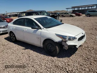 2021 Kia Forte FE with VIN 3KPF24AD7ME306946, listed as a Copart auction lot 71702354 with 23,156 mi miles and Salvage title. Bid and sale history available at DreamBid. Image 4.