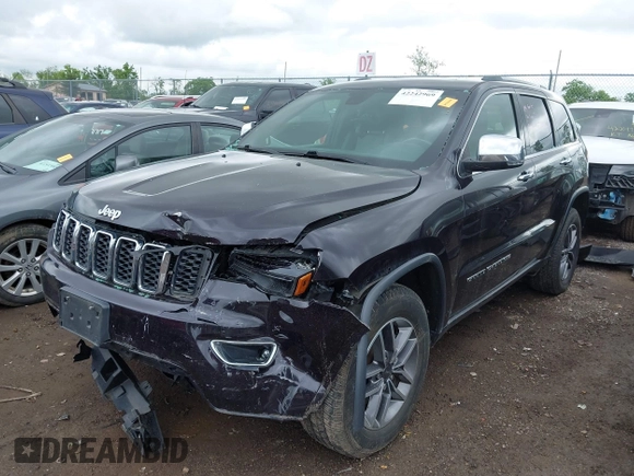 2019 Jeep Grand Cherokee Limited with VIN 1C4RJFBG1KC772977, listed as a IAAI auction lot 42242969 with 96,902 mi miles and . Bid and sale history available at DreamBid. Image 2.