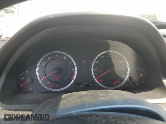 2012 Honda Accord EX with VIN 1HGCP2F79CA109405, listed as a Copart auction lot 59390915 with 181,359 mi miles and Salvage title. Bid and sale history available at DreamBid. Image 9.