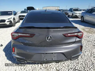 2021 Acura TLX w/Advance Package with VIN 19UUB5F66MA000476, listed as a Copart auction lot 42602525 with 0 mi miles and Salvage Title. Bid and sale history available at carsss.com. Image 6.