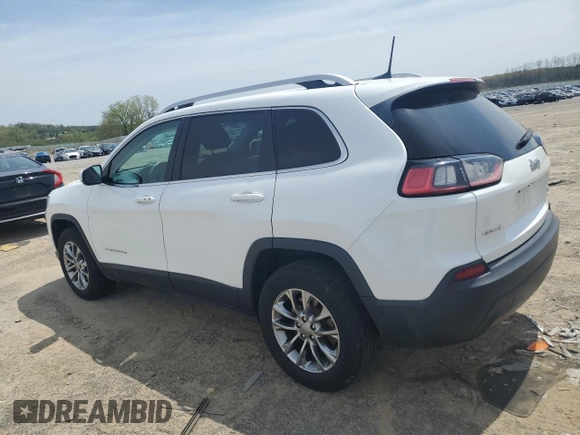 2019 Jeep Cherokee Latitude Plus with VIN 1C4PJMLB3KD405121, listed as a Copart auction lot 55974375 with 39,640 mi miles and Salvage title. Bid and sale history available at DreamBid. Image 2.