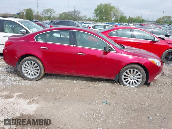 2013 Buick Regal Turbo Premium 1 with VIN 2G4GS5EV3D9152078, listed as a IAAI auction lot 41961731 with 90,912 mi miles. Bid and sale history available at carsss.com. Image 13.