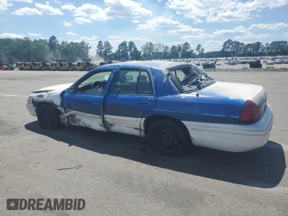 2002 Ford Police Interceptor Street Appear z VIN 2FAFP71WX2X132050, wystawiony jako Copart lot #57823015 z przebiegiem 152 391 mil mil oraz Szkoda całkowita • Salvage title. Historia ofert i sprzedaży dostępna na DreamBid. Obrazek 2.