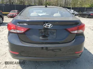2016 Hyundai Elantra SE with VIN 5NPDH4AE7GH722008, listed as a Copart auction lot 53365985 with 67,181 mi miles and Salvage Title. Bid and sale history available at DreamBid. Image 6.