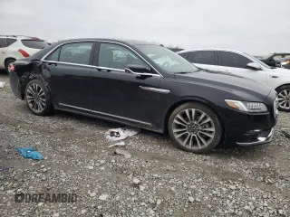 2017 Lincoln Continental Reserve with VIN 1LN6L9NC9H5607677, listed as a Copart auction lot 80748554 with 65,073 mi miles and Salvage Title. Bid and sale history available at DreamBid. Image 4.
