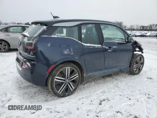 2018 BMW i3 with VIN WBY7Z2C5XJVE65043, listed as a Copart auction lot 44222705 with 44,635 mi miles and Salvage Title. Bid and sale history available at carsss.com. Image 3.