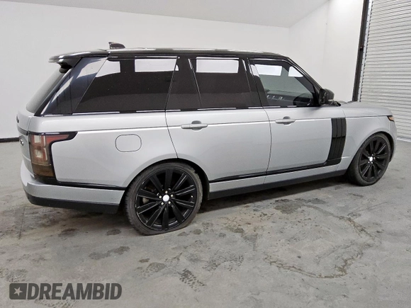 2017 Land Rover Range Rover HSE with VIN SALGS2FV3HA372373, listed as a Copart auction lot 63563735 with 107,473 mi miles and Clean title. Bid and sale history available at DreamBid. Image 3.