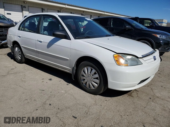 2003 Honda Civic LX with VIN 1HGES16503L020391, listed as a Copart auction lot 47292505 with 127,120 mi miles and Salvage Title. Bid and sale history available at carsss.com. Image 4.