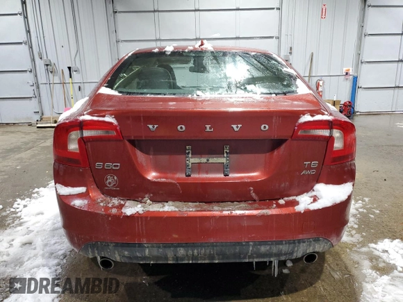 2012 Volvo S60 T6 with VIN YV1902FH0C2140987, listed as a Copart auction lot 44178225 with 70,581 mi miles and Salvage Title. Bid and sale history available at carsss.com. Image 6.