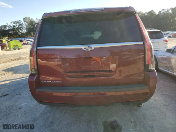 2019 Cadillac Escalade Premium Luxury with VIN 1GYS4CKJ8KR190191, listed as a Copart auction lot 84697364 with 22,182 mi miles and Salvage Title. Bid and sale history available at carsss.com. Image 6.