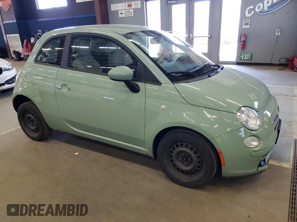 2012 FIAT 500 Pop with VIN 3C3CFFAR4CT381133, listed as a Copart auction lot 52644855 with 131,242 mi miles and Clean Title. Bid and sale history available at carsss.com. Image 4.