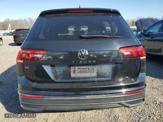 2022 Volkswagen Tiguan SE with VIN 3VV3B7AXXNM024999, listed as a Copart auction lot 48388645 with 54,472 mi miles and Salvage Title. Bid and sale history available at carsss.com. Image 6.