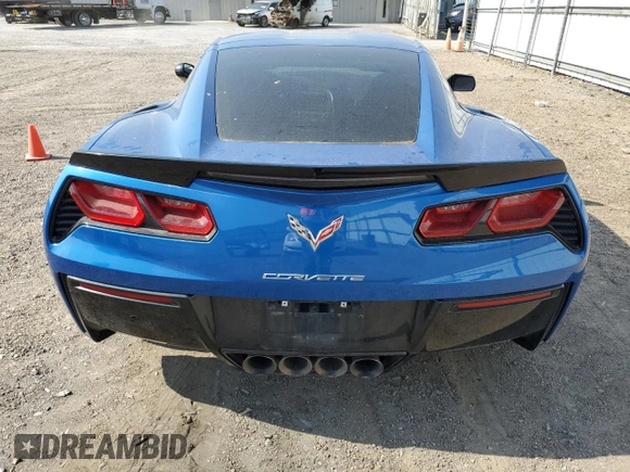 2014 Chevrolet Corvette Z51 2LT with VIN 1G1YK2D76E5131145, listed as a Copart auction lot 54591555 with 52,025 mi miles and Salvage title. Bid and sale history available at DreamBid. Image 6.