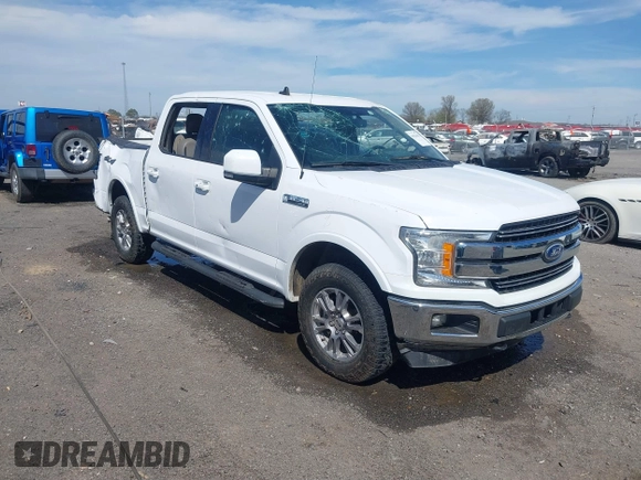 2019 Ford F-150 XL with VIN 1FTEW1EPXKKD91438, listed as a IAAI auction lot 41821555 with 81,683 mi miles. Bid and sale history available at carsss.com. Image 1.