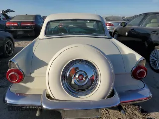1956 Ford Thunderbird with VIN P6FH294352, listed as a Copart auction lot 75045584 with 87,726 mi miles and Salvage Title. Bid and sale history available at DreamBid. Image 6.