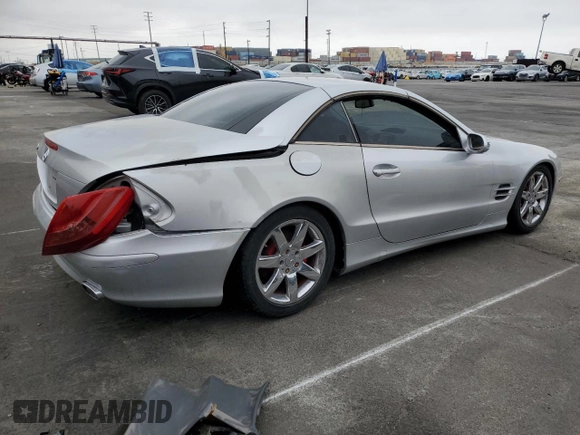 2003 Mercedes-Benz SL 500 with VIN WDBSK75FX3F042197, listed as a Copart auction lot 59703925 with Not provided miles and Clean title. Bid and sale history available at DreamBid. Image 3.